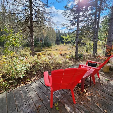 Chalets Nabu La Sacacomie - Riviere - Billard Saint-Alexis-des-Monts Exterior photo